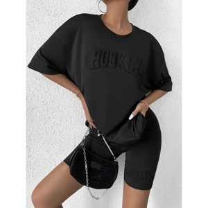 Women's Casual Plus Size Oversized Cotton T-Shirt Custom Logo Embroidery Washed Short Sleeve Breathable Eco-Friendly Wholesale