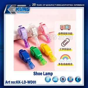 Multi-Color Projection Shoe Lamp for Hole Shoes