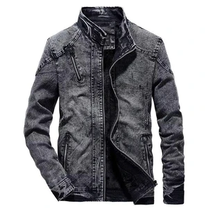 Men's Casual Wear Denim Jackets for Men and Fashionable Solid Color Side Pockets Best Design High Quality Denim Jackets