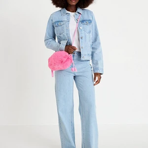 Women's Custom Short Denim Jacket Coats and Jean Jackets with Button Decoration Casual Style All Seasons Washed Technics