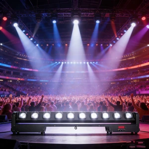 Good Reputation Metal Plastic Beam Lights 10pcs*15W Eyes Rgbw Beam Led Moving Zoom Light Effect Dmx for Disco Dj Party