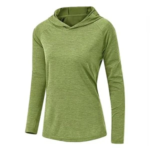 Women's Lightweight Anti-UV Anti-Bacterial Fishing Long Sleeves Quick Dry Breathable Hoodie Waterproof Windproof Sun OEM Badge