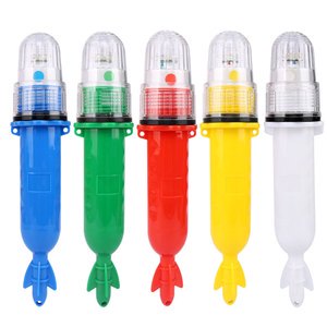 Osum Super Quality IP68 Rated LED Fishing Signal Lights Green Floating Fish Lamp 2-Year Warranty 100m Lighting Distance
