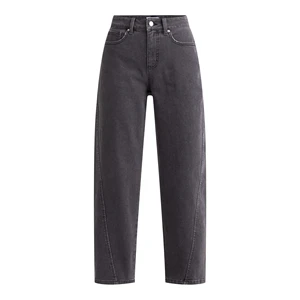 2025 OEM Service Women's Plus Size Denim Jeans Pant Customized Washed Wide Leg Slim Fit Stylish Casual Denim Jeans Pant