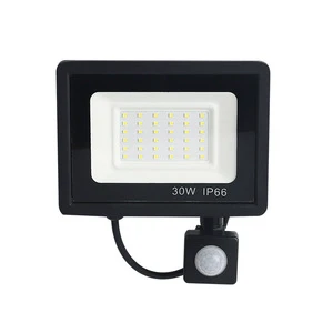 Outdoor 10W Motion Sensor Reflector Led Floodlight Lamp 50W 100W 150W Garden Lighting Spotlight PIR Sensor Led Flood Light