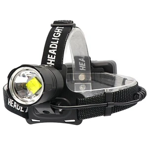 Wholesale High Power XHP70 Led Headlamp 2500LM Telescopic Zoom Waterproof Portable Camping Hiking Rechargeable Headlamp