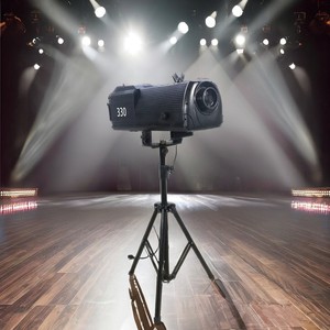 Professional 330W DJ Disco Wedding Theater Concert Stage Manual LED Follow Spot Light