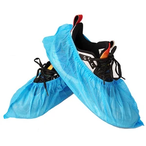 Disposable Shoe Covers Plastic Anti-Dust Overshoes Foot Covers Consumable Anti Slip Protective Shoe Covers Machine