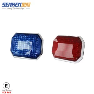 Senken Red Blue Amber White 12V Emergency Flashing Light Ambulance Lights Flash Lights Pumper Fire LED 24v Strobe Lamps