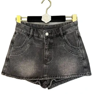 New Design Denim Shorts For Women High Quality Custom With Pockets Sexy Street wear Washed Casual Summer Fashion Denim Shorts