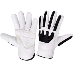 Top Quality Safety Gloves for Industrial Work Leather Safety TPR Impact Resistant Safety Heavy Duty Gloves