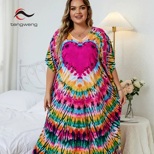 TW Beach Cover up Loose Fitting Robe Vacation Bikini Swimsuit Cover up