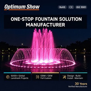 Custom Portable Small Modern Dancing Musical Fountain Stainless Steel Outdoor Water Feature Eco-Friendly DMX512 Lights For