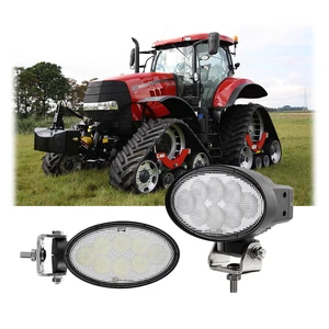 ECE EMC 5.5 Inch Oval Tractors LED Work Light Adjustable 40W Long Spot/Wide Flood Led Working Lamp