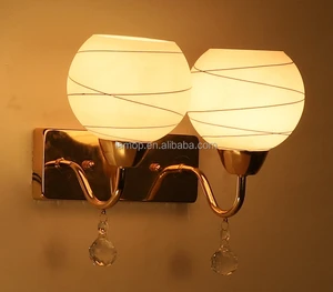 Vintage Indoor Lighting Wall Lamp - Classic Glass Shade Vanity Light for Hotel Guesthouse Bathroom Installation
