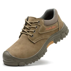 Kevlar Lining Safety Work Safety Boots Safety Boots Leather Work Shoes-Waterproof Anti-Smash Anti-Puncture Resistant