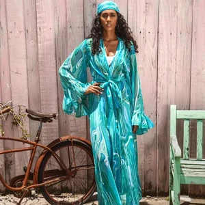 Women's Cover up Printed Beach Cover-Up with Elevated Finish and Trendy Beach look