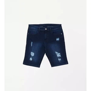 Mens Classic Denim Shorts Slim Fit Casual Summer Streetwear Breathable Mid Waist Wide Leg Soft Comfortable Fabric