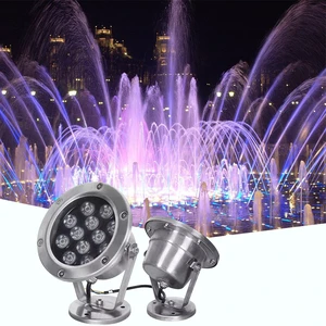 Stainless Steel 304 RGB and Single Color Underwater Light 3W- 36W Luces De Piscina IP68 Waterproof Led Swimming Pool Lamp