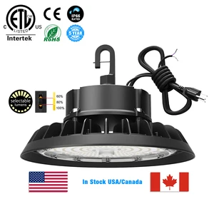 5 Years Warranty 4000K 200w 150lm/w Workshop Warehouse 3CCT Switchable LED UFO High Bay Light