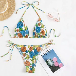 Swimwear Custom Sexy Glitter Bikini Set Designer Luxury Two Pieces Swimwear Swimsuits for Women