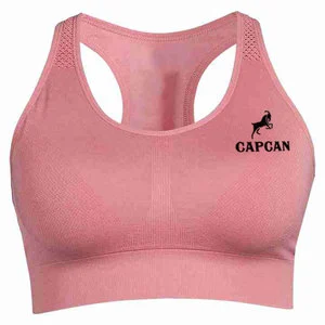 Customizable Women's Sports Bralette Solid Gym Running Breathable Four-Way Stretch Anti-Odor Spandex/Polyester Y-line Straps for