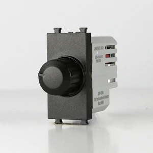 400W Italy Type 118 Modular Series Wall Mounted Electrical Power Light Dimmer CE Certified IP20 White/Black/Silver
