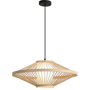 Oem Bamboo Jersey Light Brow Bamboo Indoor Garden Led Light Full Spectrum Bamboo Light Lantern