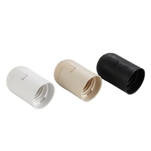 E26 E27 Bakelite Medium Base Light Socket Keyless DIY Vintage Style Edison Lamp Holder Insert Light Bulb or Lampshade