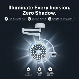 CE Ceiling Mounted LED Surgical Shadowless Lamp Operating Theatre Light with German Osram Chips Factory