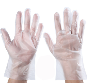 Wholesale Disposable Medical Safety Gloves Plastic Hospital Consumables Daily Use Plastic Gloves