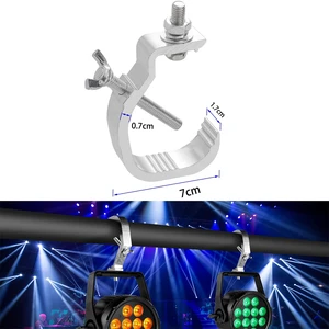 12pcs Adjustable Aluminum Stage Light Hooks Durable Portable Ideal Par Light Hooks Beam Light Hooks Single Clasp Light Hook