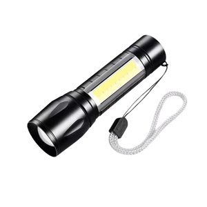 Portable 10W 1000 Lumens COB LED Tactical Flashlight Mini USB Rechargeable Aluminum Alloy Camping IP55 EDC