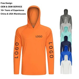 Rash Guard Custom Logo Men'S Upf 50+ Sun Protection Custom Fishing Shirt Outdoor Uv Hiking Long Sleeve Polyester t Shirt