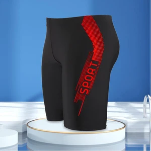 Summer Men Swimsuits Jammer Sports Surf Swimwear Beach Tight Swimming Pants Training Swim Shorts Trunk