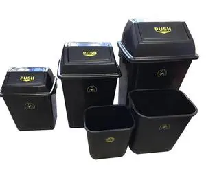 ALLESD Conductive Waste Bin and ESD Bin Cleanroom Workshop ESD Dustbin for Industry