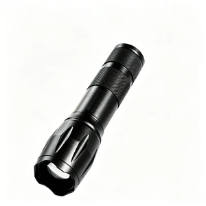 Waterproof Rechargeable LED Flashlight Aluminum Alloy Emergency Adjustable Four Light Colors Type-C Charging 18650 Battery 90