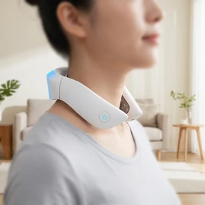 OEM ODM Portable Red Blue Light Neck Massager Pain Relief Physical Therapy Equipment Physiotherapy
