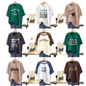 High Quality Plus Size Women's Summer T-shirt Short Sleeved Solid Color Custom Printing Loose Versatile Breathable Woven 3D Logo