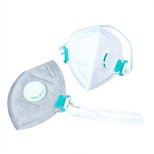 High Quality FFP3 NR-D Face Respirator Mask CE Certified Personal Protective Equipment Flat Dustproof Mask