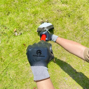 CY 10 Gauge Nitrile Safety Gloves Cut-Resistance Level 5 Anti-Cut And Cut-Resistant Features