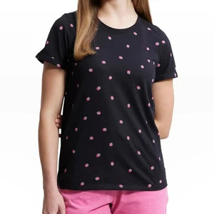 Fashion Women's Canvas Casual T-shirt Solid Color Custom O-neck Short Sleeve Breathable Eco-Friendly High Quality Summer 220g