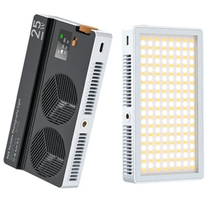 Video Light 25W RGB Portable Camera Pocket Light 2700-6200K LED Panel DSLR Photography Lighting Setup for TikTok