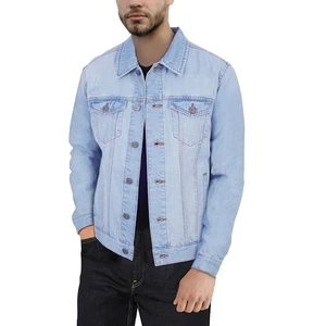 New Denim Men's Jacket Crew Neck Vintage Loose Fit Camouflage Front Windproof Waterproof Plus Size High Quality Customizable