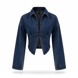 New Fashion Women Denim Jackets High Quality Printed Lightweight Quick Dry Streetwear Casual 100% Cotton Summer Autumn Winter