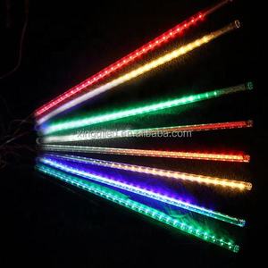 Hot Selling LED Light Meteor Shower Rain Snowfall Christmas Tree Garden Outdoor Hanging Lamp