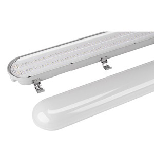Emergency 20W LED Tri-proof Light With Sensor IP65 Waterproof Vapor Tight Fixture for Warehouse Garage Lighting 120lm/W