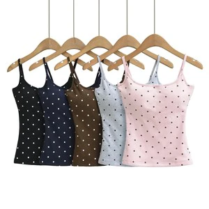 Sexy Backless Camisole with Padded Bra for Women Lightweight Spring Top Large U Neck Four-Way Stretch Trendy Street Style