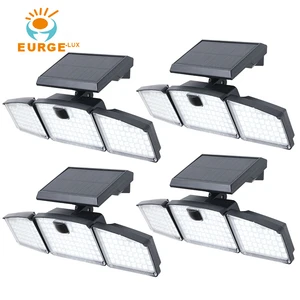 3 Heads Motion Sensor Lights Flood Wall Lights with 3 Modes IP65 Waterproof PIR lights 5W/7W High Lumen (2 Pack)