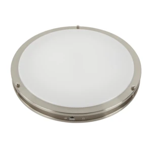 Sensor Function 16Inch400mm 30W Nickel LED Ceiling Lamp for Bedroom 5CCT Adjustable100-347V0-10V TriacDimmable 2700LM ETL ES FCC